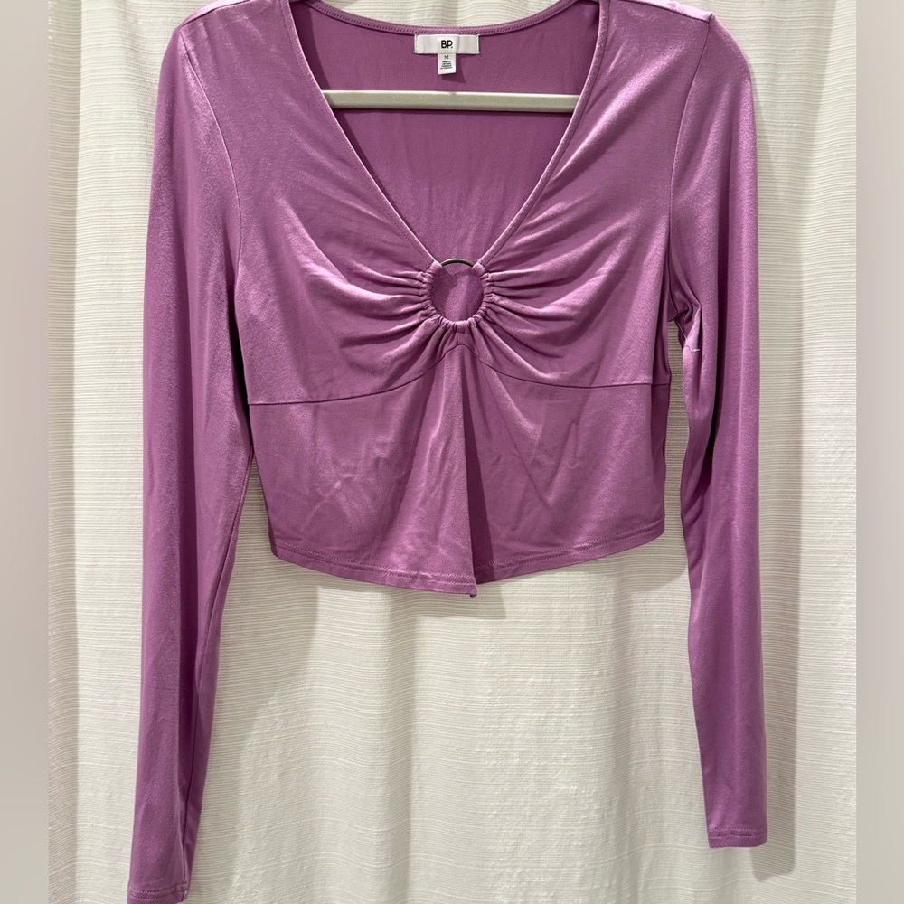 BP long sleeve crop top